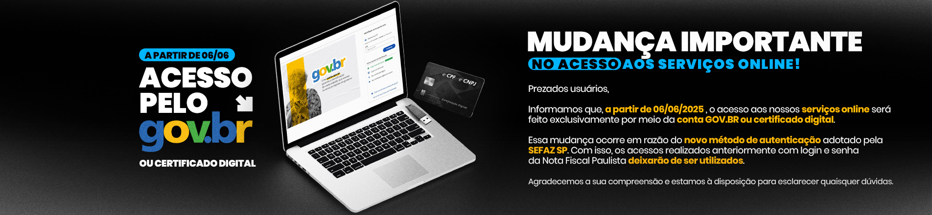 Acesso pelo Gov.br
